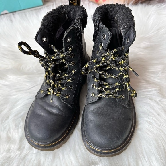 Dr. Martens Unisex 1460 Collar J Black Leather Boots Size 12‎ - Picture 5 of 9